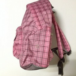 Zaino Fiat 500 Pink Check Foto2 Piccola