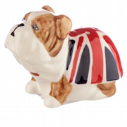 Sale e Pepe - Bulldog con Bandiera Britannica Foto3 Piccola