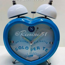 SVEGLIA CUORE DEL NAPOLI sscnapoli sveglia metallo 
