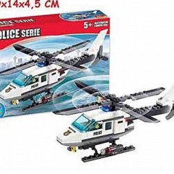 costruzioni giochi ELICOTTERO 102pz Police simillego