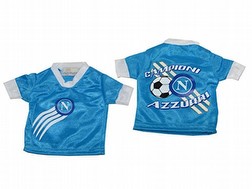 SSC Calcio Napoli mini T-Shirt da appendere (Campioni Azzurri)