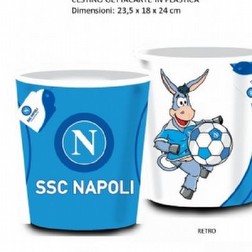 Cestino gettacarte ssc napoli