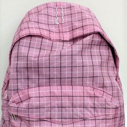 Zaino Fiat 500 Pink Check Foto Piccola