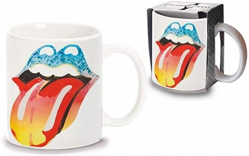 azza in ceramica da 470 ml di Celebrity Icons 'Rolling Stones'