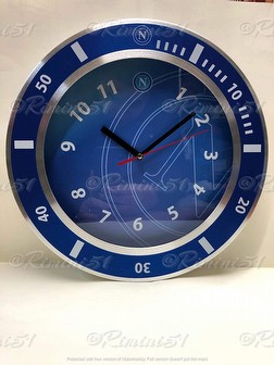 orologio ssc napoli a parete