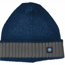CAPPELLO LANA FASCIATO BLU/GRIGIO SSC NAPOLI