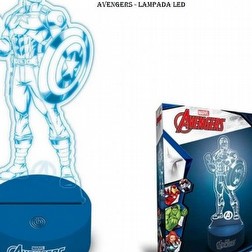 Lampada led capitan america