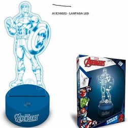 Lampada led capitan america