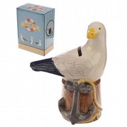 Salvadanaio in Ceramica - Gabbiano
