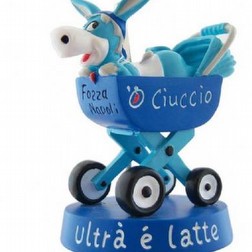 Statuina portafoto ultrà e latte