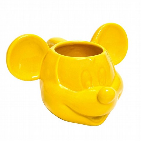 Mickey Mouse Tazza in Ceramica 3D Gialla Topolino disney 