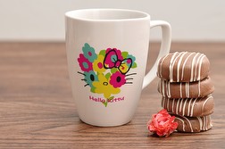 tazza mug hello kitty fiori