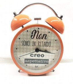 sveglia metallo creo aspettative
