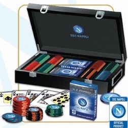 Valigetta POker Napoli - SSC NAPOLI Poker Set