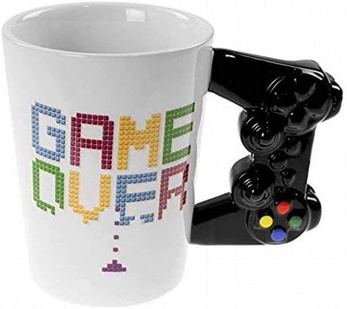 Tazza Game Over in ceramica